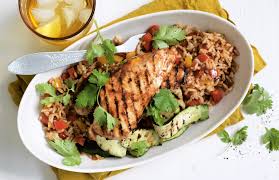 Mexican Rice with 1/4 Peri Chicken